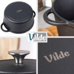 Emalio ketaus puodas su dangčiu 24 cm, 3.9 L - Image 4