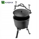 10 l ketaus medžiotojo puodas su stovu - Image 6