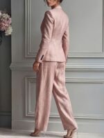 Elegantiškas rožinis kostiumėlis - Image 3