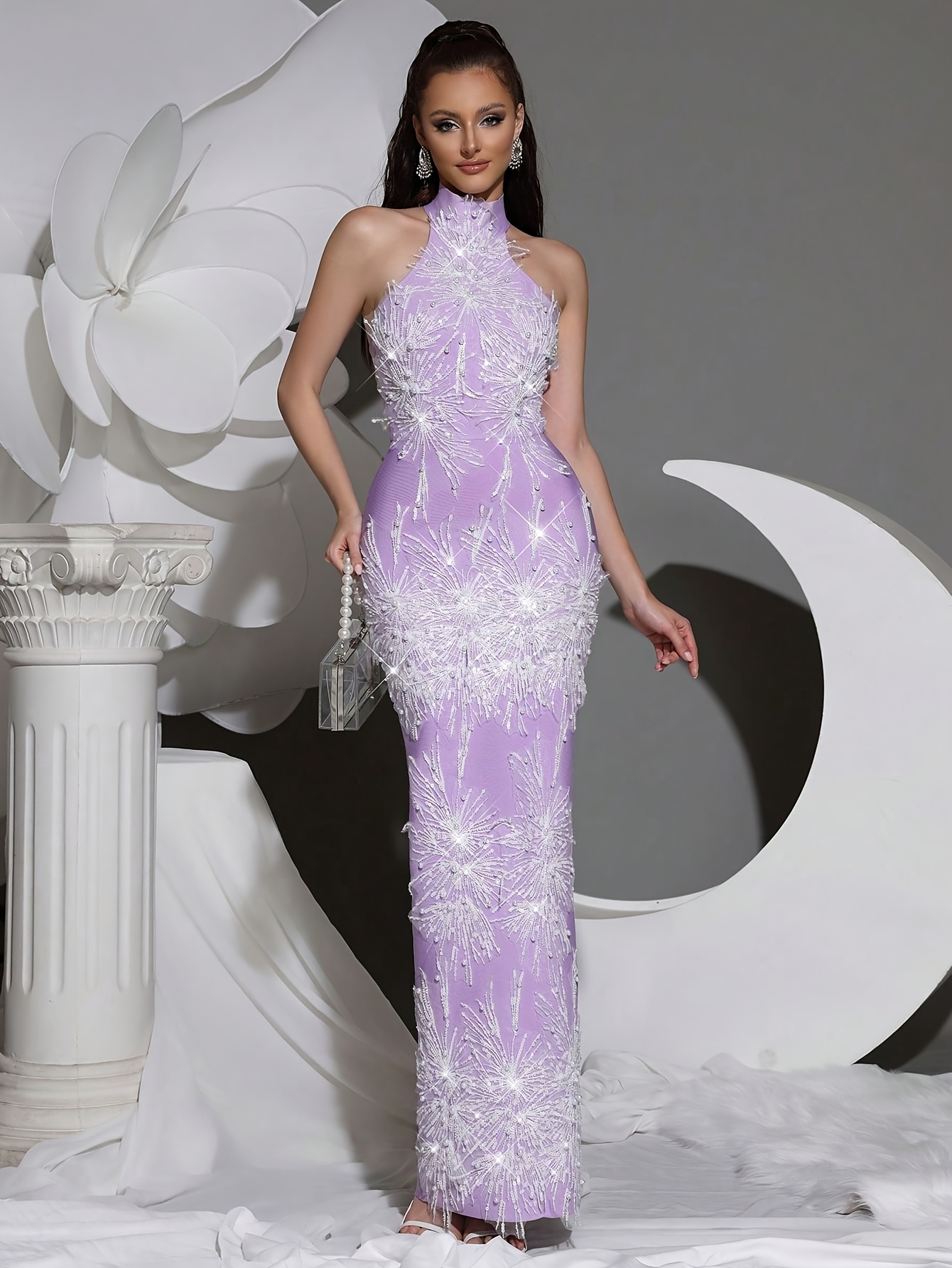 product-fancy-1f9b1102-2a73-433b-8af4-3edb366bd16a Prabangi vakarinė ilga suknelė - Image 1