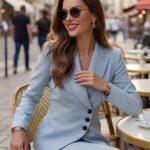Elegantiškas kostiumėlis su sijonu