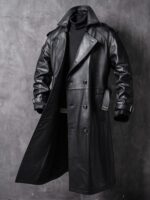 Vyriškas klasikinis „Trench“ paltas su diržu - Image 6