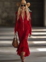 Elegantiška moteriška suknelė - Image 5