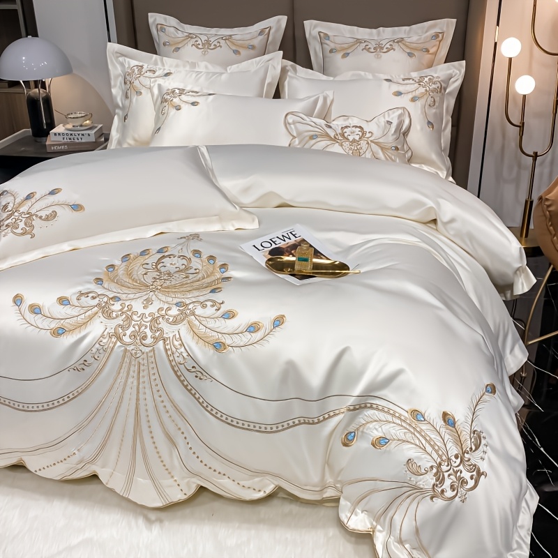 product-fancy-ddeb6766-cce1-4662-bc3c-343b25050a05 3 dalių siuvinėtas patalynės komplektas - Image 1