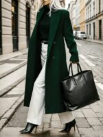 Elegantiškas moteriškas paltas - Image 4