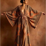 Bohemiškas kimono chalatas