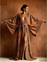 Bohemiškas kimono chalatas