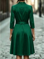 Elegantiška moteriška midi suknelė - Image 6
