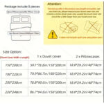 3 dalių šilkinės tekstūros patalynės komplektas - Image 6