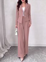 Elegantiškas moteriškas žalias kostiumas - Image 5