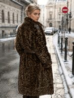 Elegantiškas moteriškas „Trench“ stiliaus paltas - Image 2