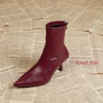 Prancūziško stiliaus elegantiški moteriški batai - Image 3